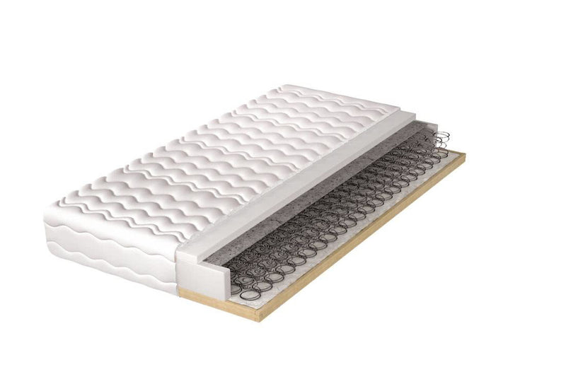 Matrac v drevenom rámu DONA, 22 cm, 80x200 cm - - 0
