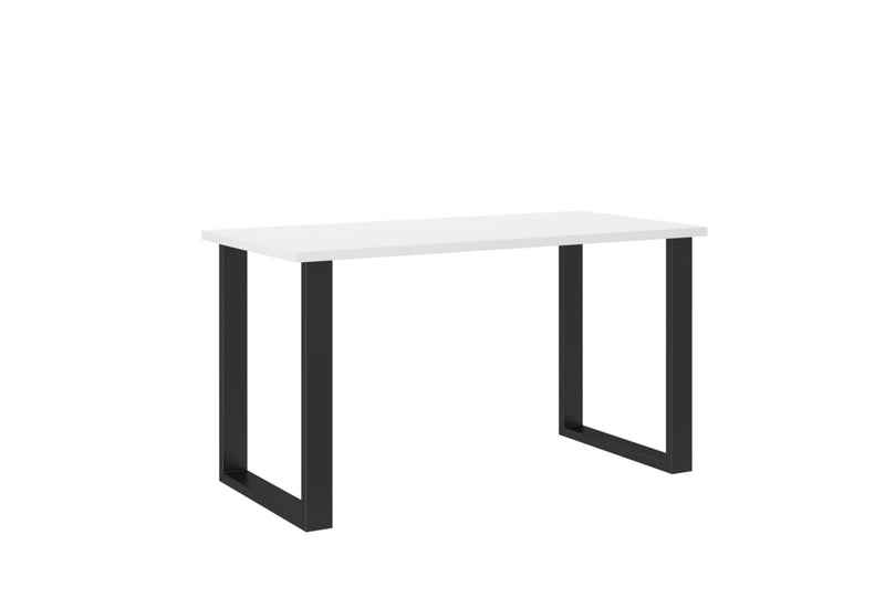 Jedálenský stôl DUSTY, 138x75x67, biela - - 0