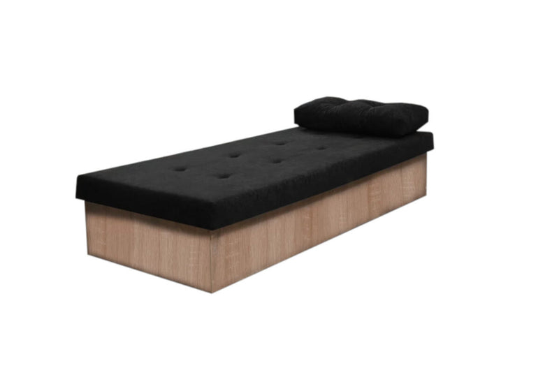Pohovka LARISA, 190x80x38, suedine 24/dub sonoma - - 0
