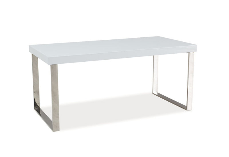 Konferenčný stolík SECON, 46x50x100, biala - - 0