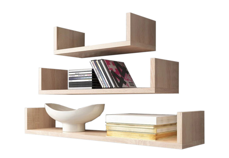 Polica GIRONA 004, 80/60/40x11,8x18, sonoma - - 0