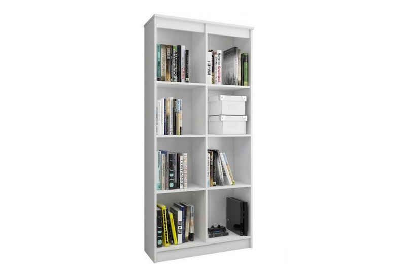 Regál TROGIR R80 P8, 80x180x35, biely - - 0