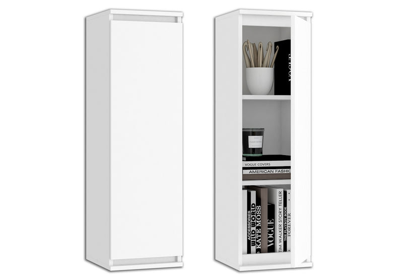 Vitrína ARMARIA W-30, biela, 30x99x30 - - 0