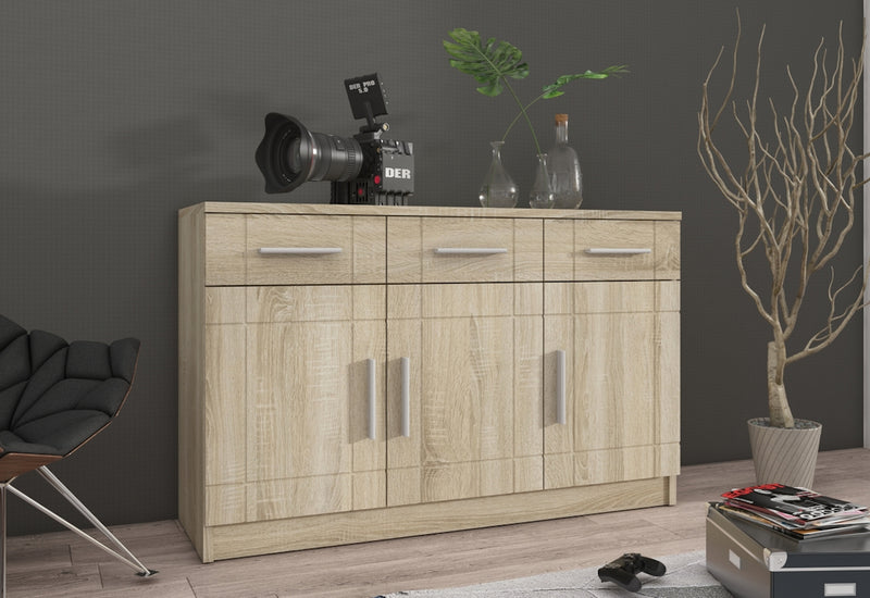 Komoda DIJON 3, 103x70x37, sonoma - - 0