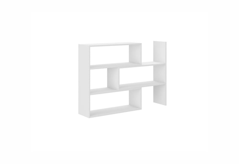 Regál ROI 03, 73-125x83x24, biela - - 0