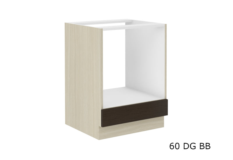 Kuchynská skrinka vstavaná AVIGNON 60 DG BB, 60x82x52, dub ferrara/legno tmavé - - 0