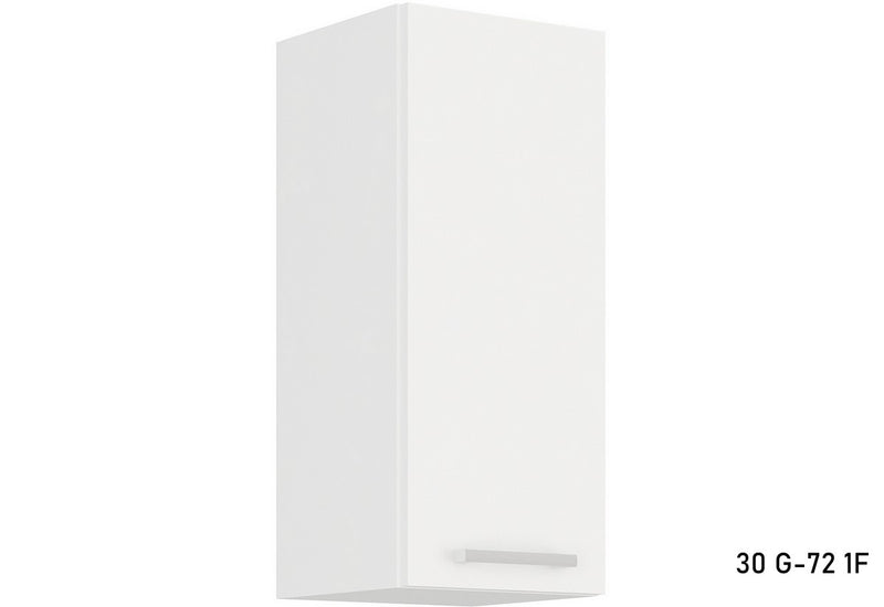 Kuchynská skrinka horná ALBERTA 30 G-72 1F, 30x71, 5x31, biela - - 0