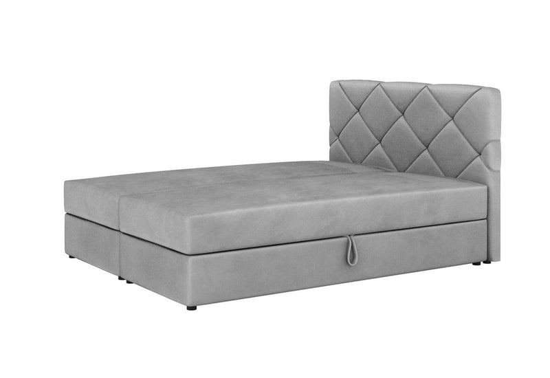 Čalúnená posteľ boxspring SCARLETT, 140x200, cosmic 118 - - 0