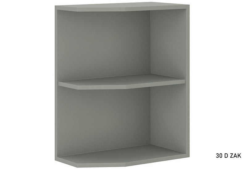 Kuchynský regál dolný GRISS 30 D ZAK BB, 30x72x55, sivá - - 0