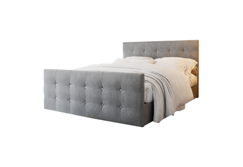 Čalúnená posteľ boxspring NAOMI, 140x200, cosmic 160 - - 0