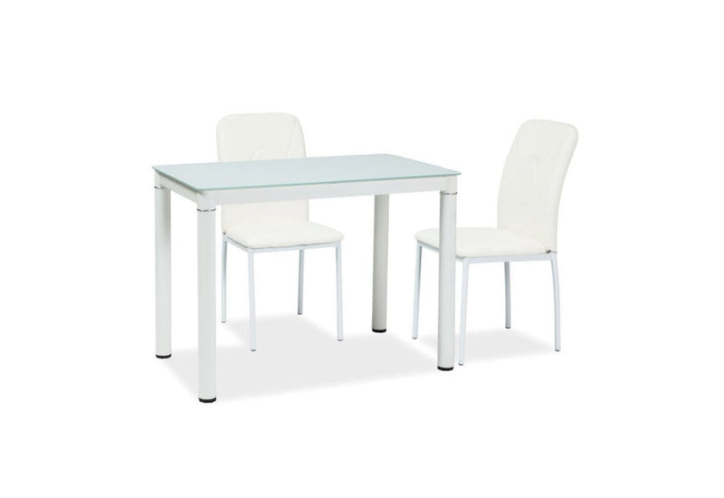Jedálenský stôl HILMA 100x60, 100x75x60, biela - - 0