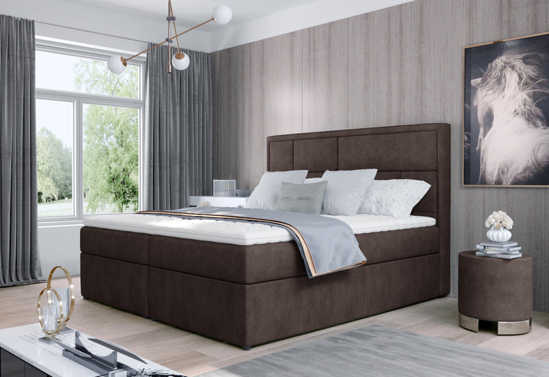 Čalúnená posteľ boxspring MARON, 140x200, dora 28 - - 0