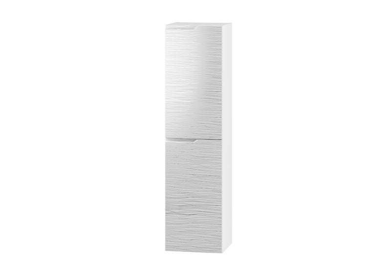 Kúpeľňová skrinka NICE W35 SL, 35x136,9x31,9,, biela/vzor, pravá - - 0