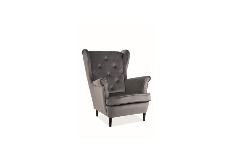 Kreslo GIRET VELVET, 81x101x85, bluvel 14 - - 0