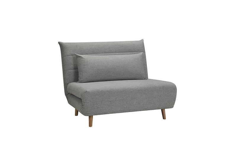 Rozkladacie kreslo RONG, 105x80x90, sivá/buk - - 0