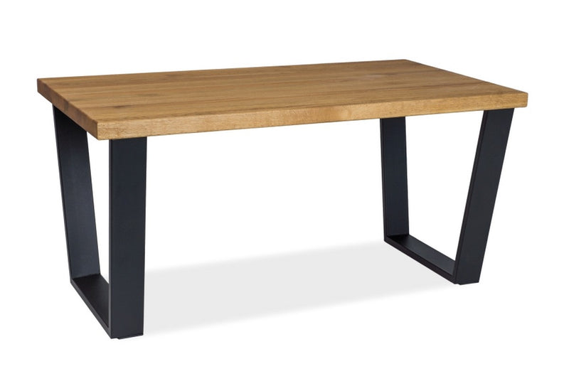 Konferenčný stolík VALI B, 110x54x60, dub/čierna - - 0