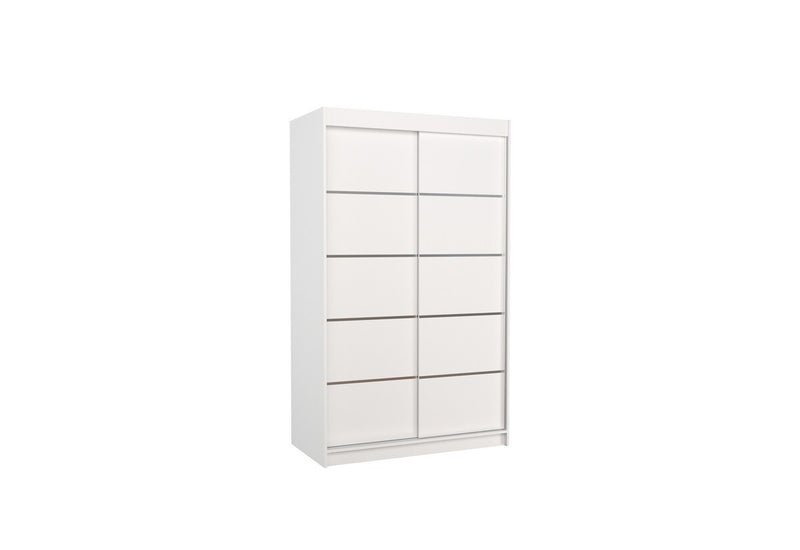 Posuvná skriňa LISO, 120x200x58, biela - - 0