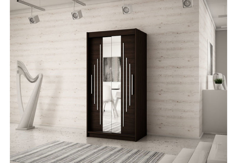 Posuvná skriňa BLASICO 1 100, 100x200x62, čierna - - 0