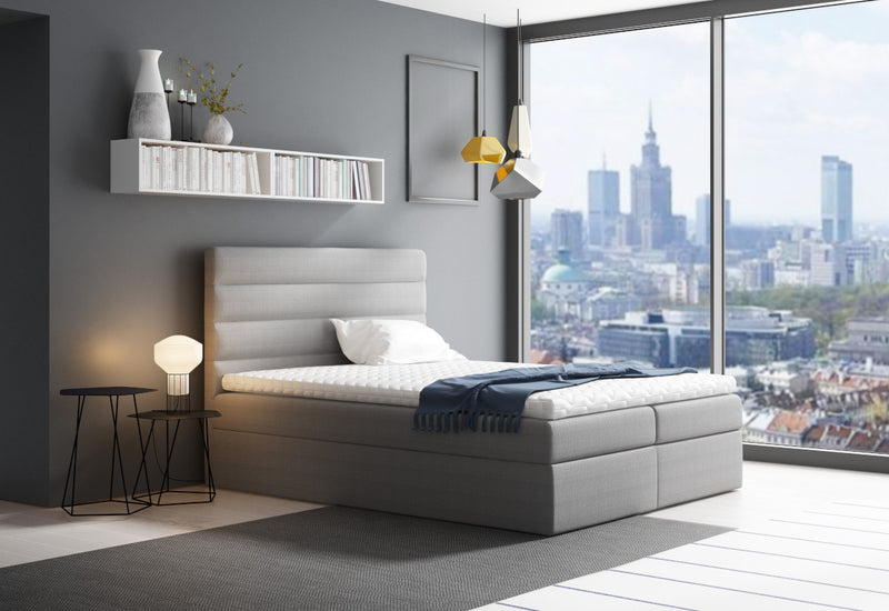 Čalúnená posteľ boxspring VALERIE, 120x200, metro 87 - - 0