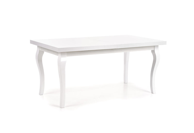 Rozkladací jedálenský stôl AMADEUS, 160-240x75x90, biela - - 0
