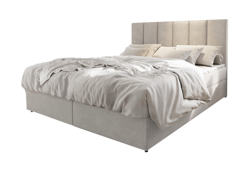 Čalúnená posteľ boxspring KARDI, 140x200, cosmic 10 - - 0