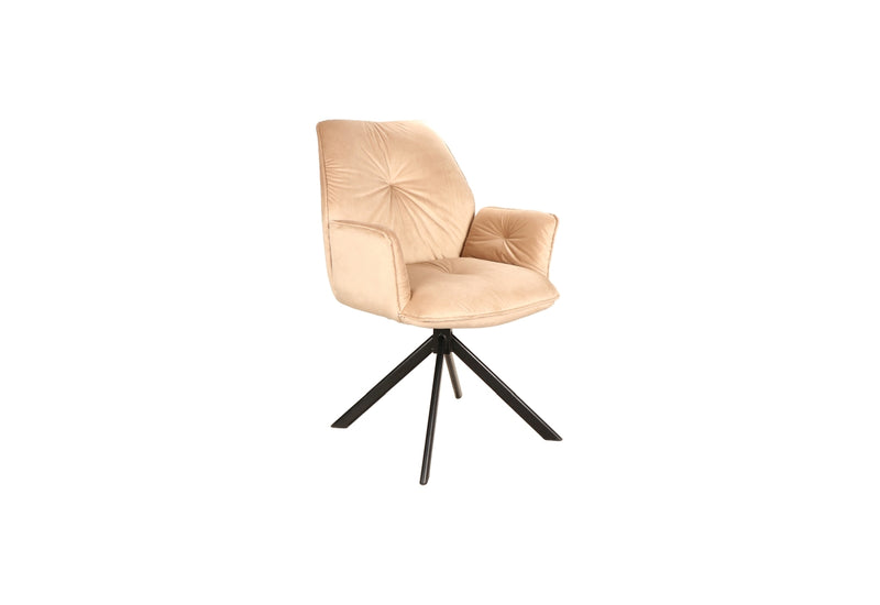 Jedálenská stolička RORY 2 Velvet, 60x89x45, bluvel 28 - - 0