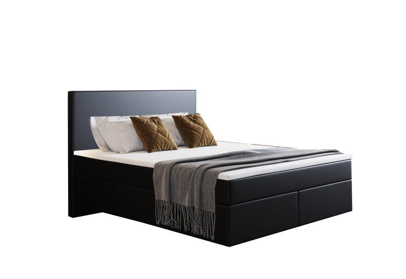 Čalúnená posteľ boxspring SENICA 3, 200x120, madryd 9100 - - 0