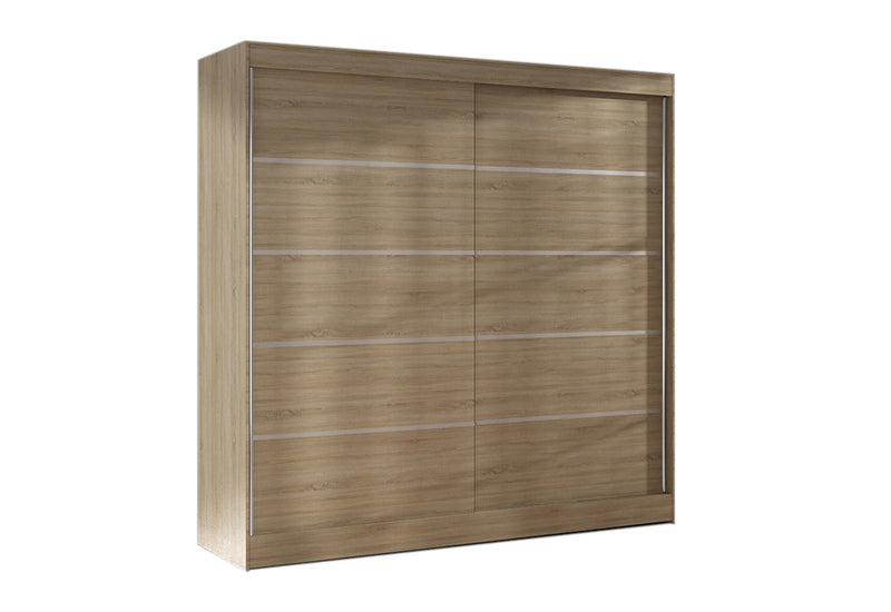 Šatníková skriňa AKIS IV, 200x215x58, sonoma - - 0