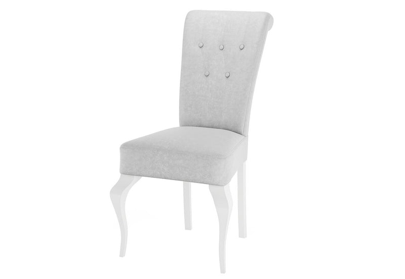 Jedálenská stolička CHERAS S63,52x100x70, biela - - 0