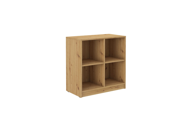 Regál MALITA, 80x80,5x42, dub artisan - - 0