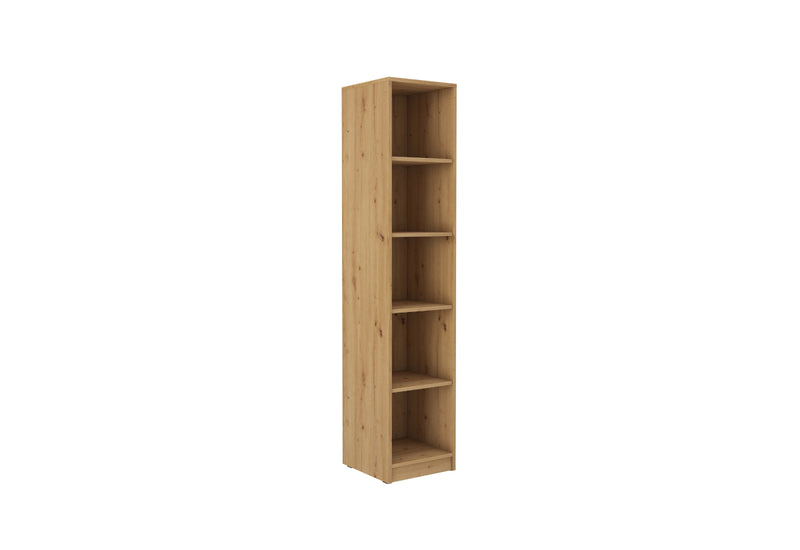 Regál MALITA 2, 40x190x42, dub artisan - - 0