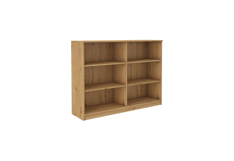 Regál MALITA 4, 158x118x44, dub artisan - - 0