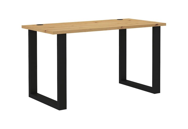Písací stôl MALITA, 138x75x67, dub artisan - - 0
