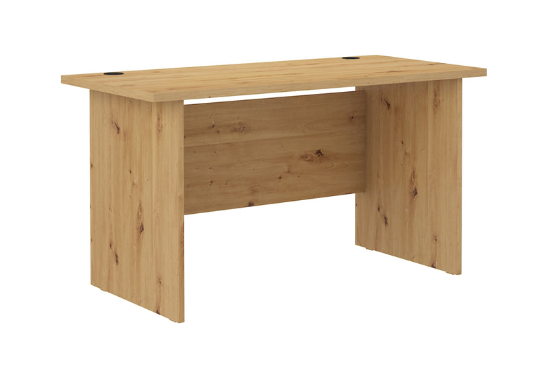 Písací stôl MALITA 3, 138x75x67, dub artisan - - 0