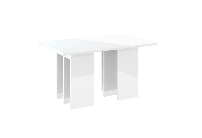Konferenčný stolík MARLEN, 120x55x60, biela lesk - - 0