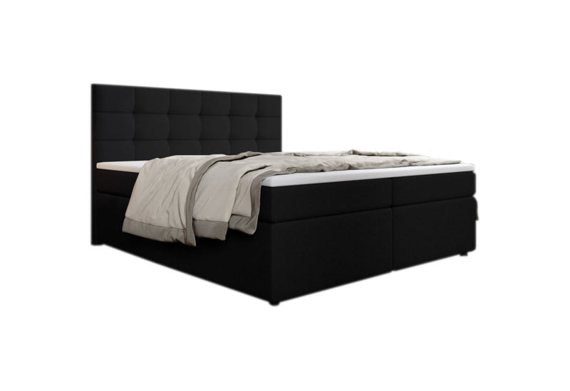 Čalúnená posteľ boxspring SALMA + topper, 180x200, inari 100 - - 0