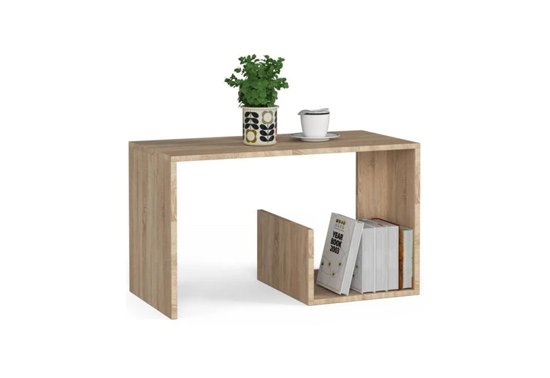 Konferenčný stolík PAULOT, 80x45x40, sonoma - - 0