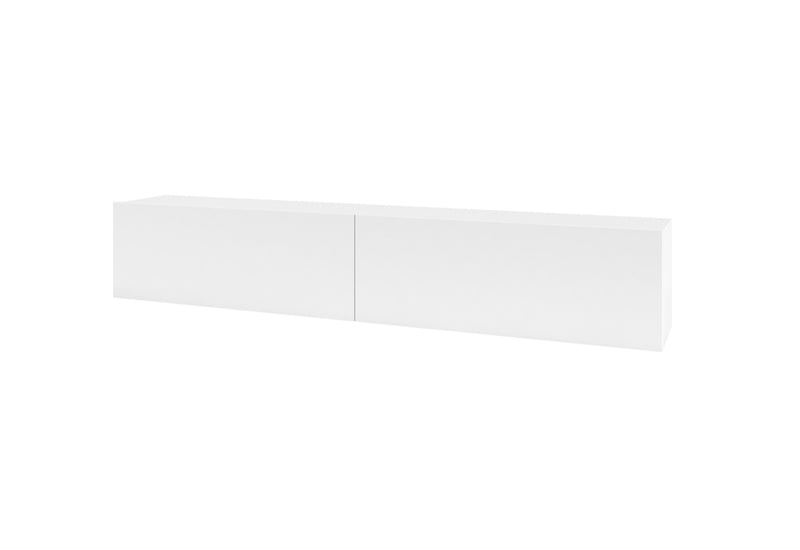 TV stolík AVANA 2KL,180x35x30, biela/wotan dub - - 0