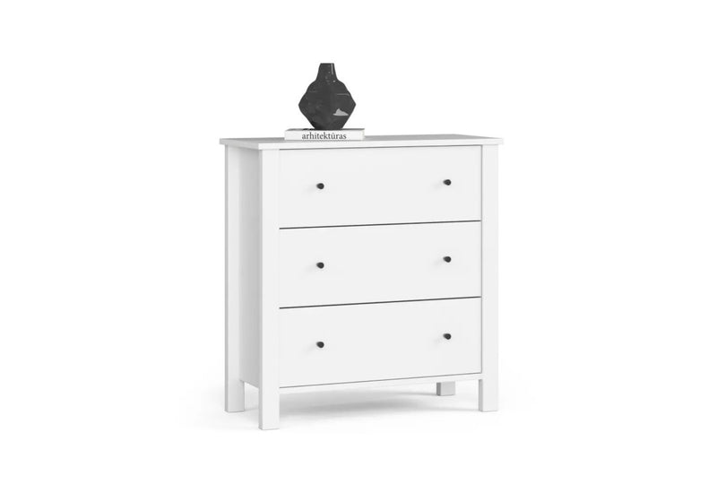Komoda VINIL K80, 80x84x35, biela - - 0