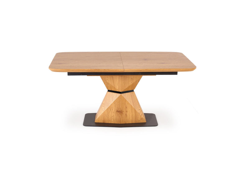 Rozkladací jedálenský stôl AMOND, 160-200x76x89, dub zlatý - - 0