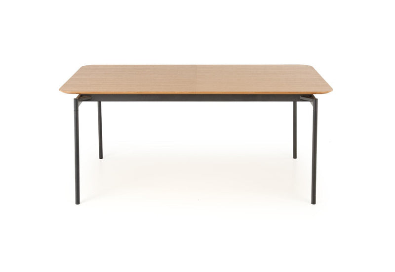 Rozkladací jedálenský stôl MARTO, 170-250x76x100, dub prírodný/čierna - - 0