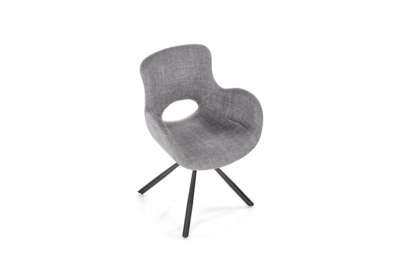Jedálenská stolička CHIC, 59x81x58, šedá - - 0