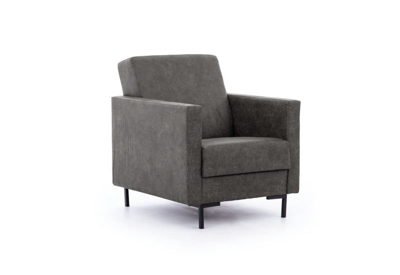 Kreslo AZAEL, 75x91x90, manila dark grey - - 0