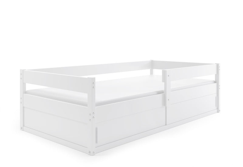 Detská posteľ POGO + matrac, 80x160, biela - - 0