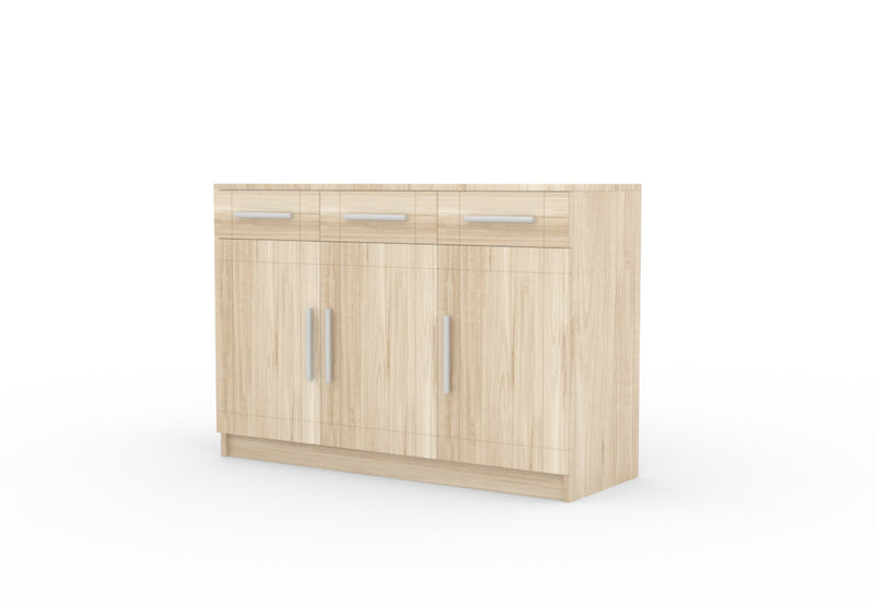 Komoda NARVIN, 103,4x70x37, dub sonoma - - 0