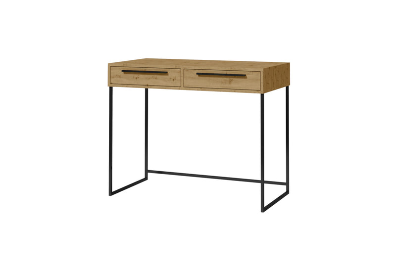 Toaletný stolík CELINE, 100x80x50, dub artisan/čierna - - 0