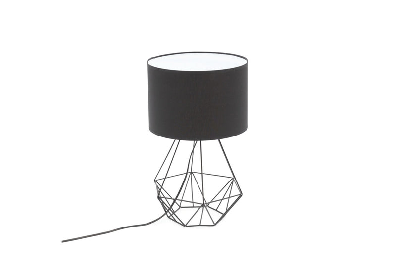 Stolová lampa LYRA, 25x44x25, čierna - - 0