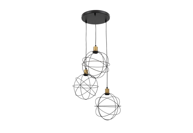 Luster SERAFI 2, 52x120x52, čierna - - 0