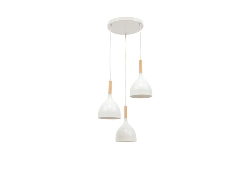 Luster HANAH 2, 42x110x42, biela/hnedá - - 0