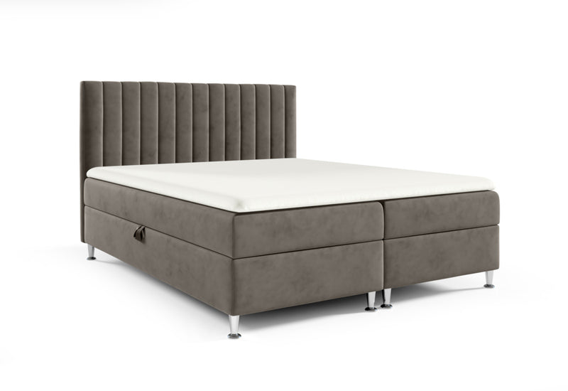 Čalúnená posteľ boxspring TEX, 160x200, Fresh 02 - - 0